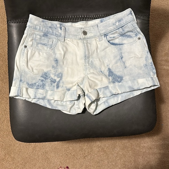 Old Navy Pants - Old Navy Bleach Dyed Boyfriend Shorts